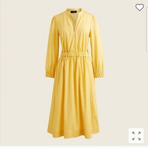 Jcrew cinched waist midi dress